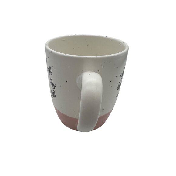 The Very Best Nurse Ceramic Coffee Mug Butterfly Design Pink & White 4.25" - Picture 5 of 6